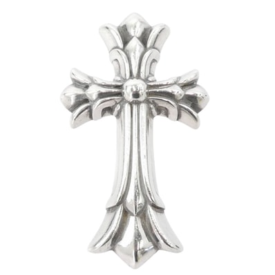 CHROME HEARTS クロムハーツ(原本有) ペンダントトップ DBL CH CRS SML スモール ダブルCHクロス ペンダントトップ シルバー系【中古】
