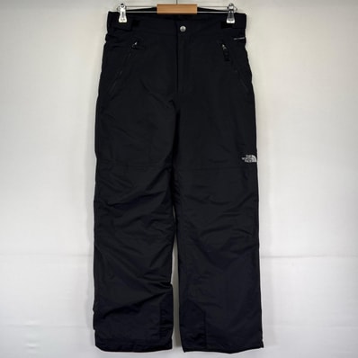 古着 ザ・ノースフェイス THE NORTH FACE パンツ ナイロンパンツ スキーパンツ ワンポイントロゴ XL(ボーイズ)18/20 ブラック系 キッズ