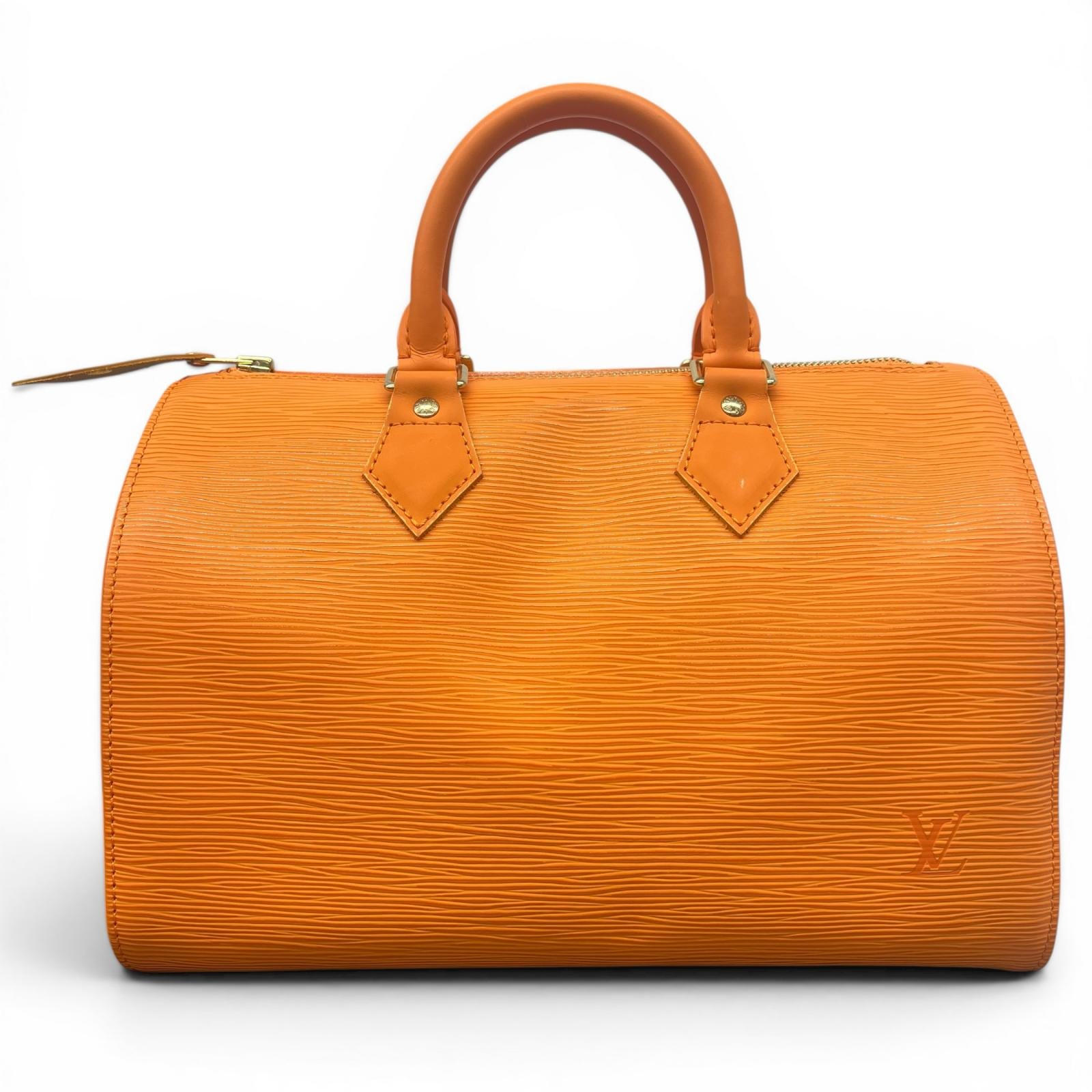 LOUIS VUITTON 希少 極美品 ルイヴィトン スピーディ25 マンダリン エピ ミニボストン ハンドバッグ M5903H レザー SP0065 オレンジ Aランク 中古 鑑定済 ヴィトンバッグ