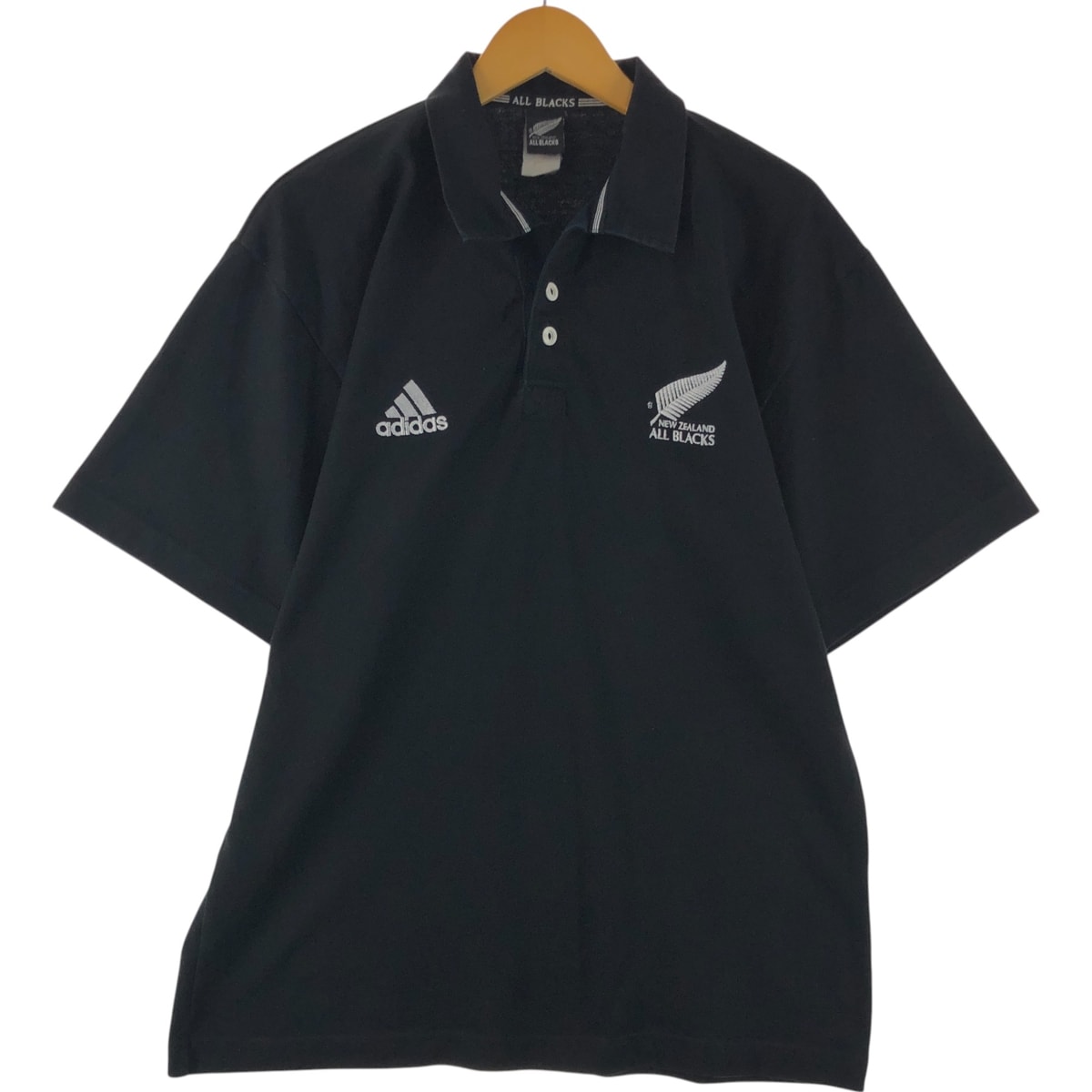 古着 90年代 アディダス adidas 半袖 ポロシャツ メンズL相当/eaa551562