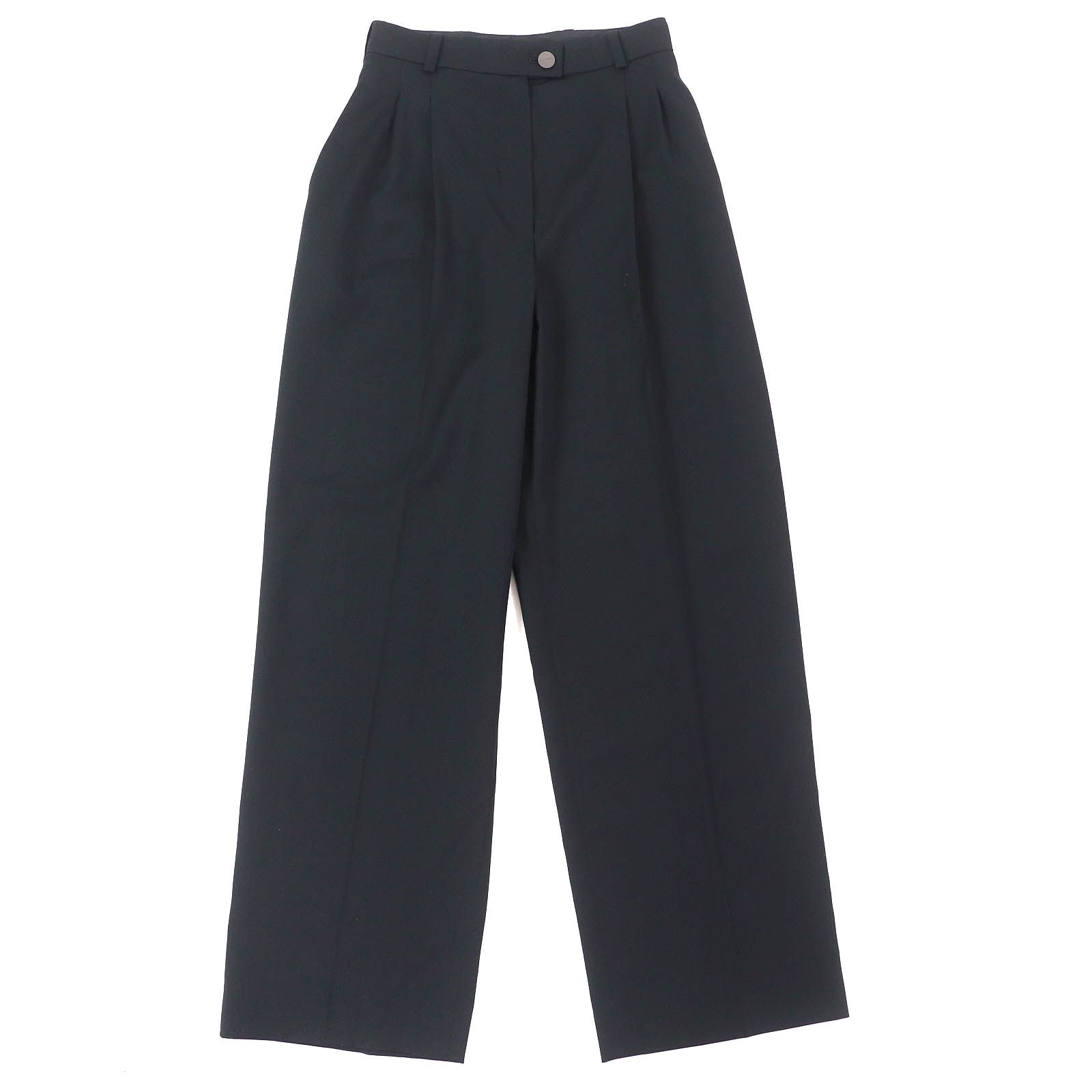 シャネル パンツ ブラック レディース 38 99A P13645