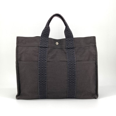 HERMES(エルメス) エールライントートMM ハンドバッグ グレー