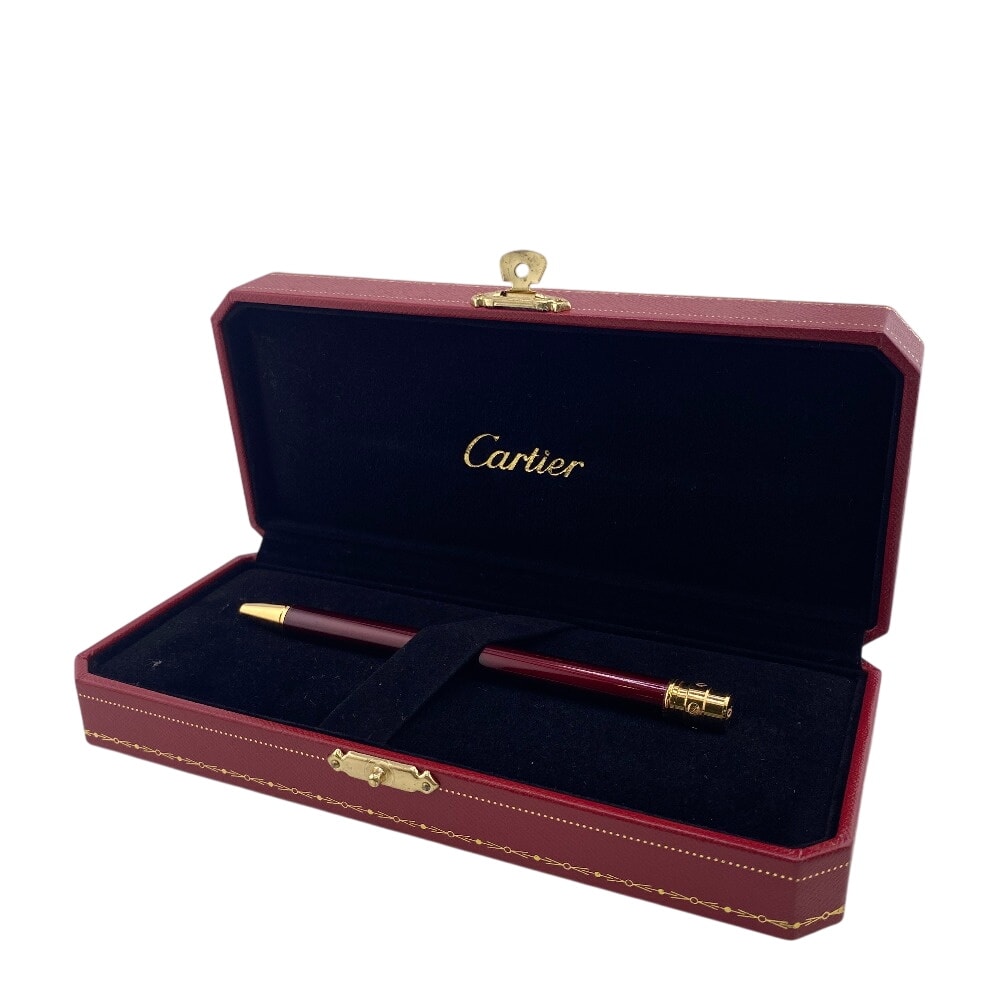 B (目立った傷や汚れなし)】カルティエ CARTIER ボールペン サントス