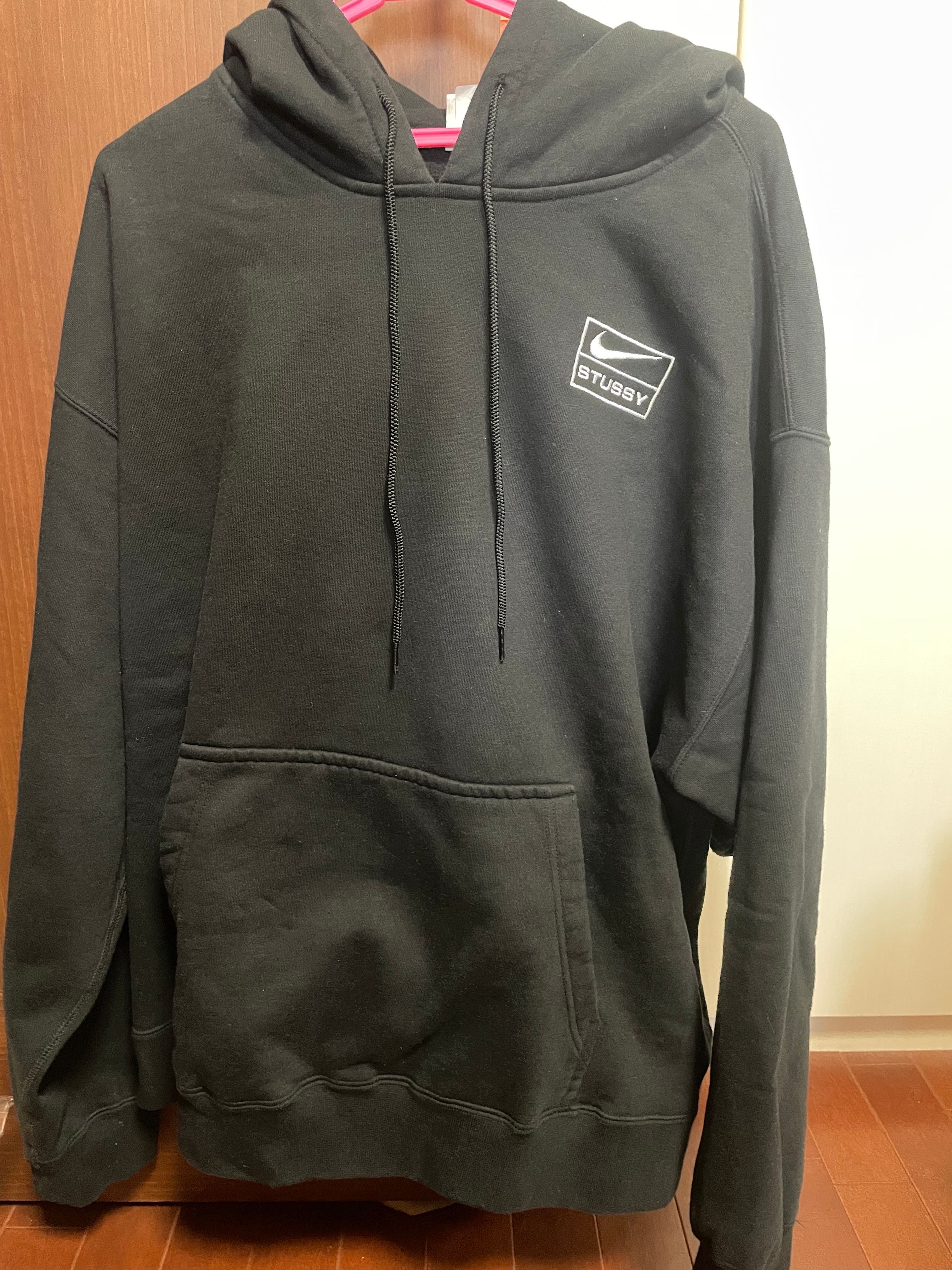 Stussy × Nike NRG Washed Hoodie (US Size) "Black" DN4028-010