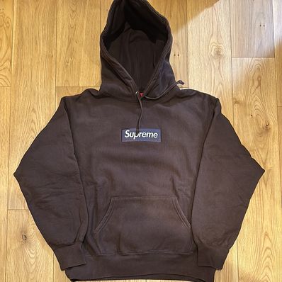 Supreme Box Logo Hooded Sweatshirt "Dark Brown" (21FW)