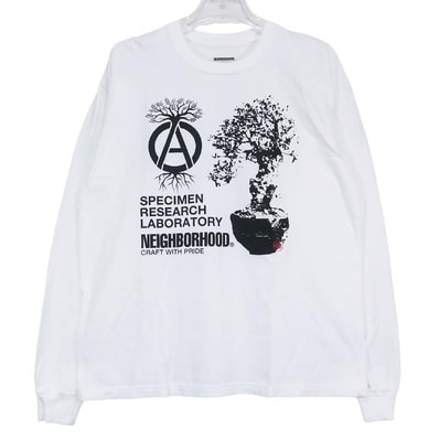 NEIGHBORHOOD SRL . Tee LS-1 "White"