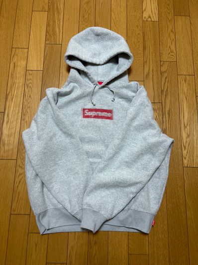 Supreme Inside Out Box Logo Hooded Sweatshirt "Heather Grey"