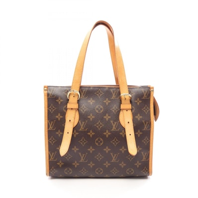 ルイ・ヴィトン LOUIS VUITTON ポパンクール オ モノグラム トートバッグ バッグ PVCコーティングキャンバス レザー レディース ブラウン系 M40007 【中古】