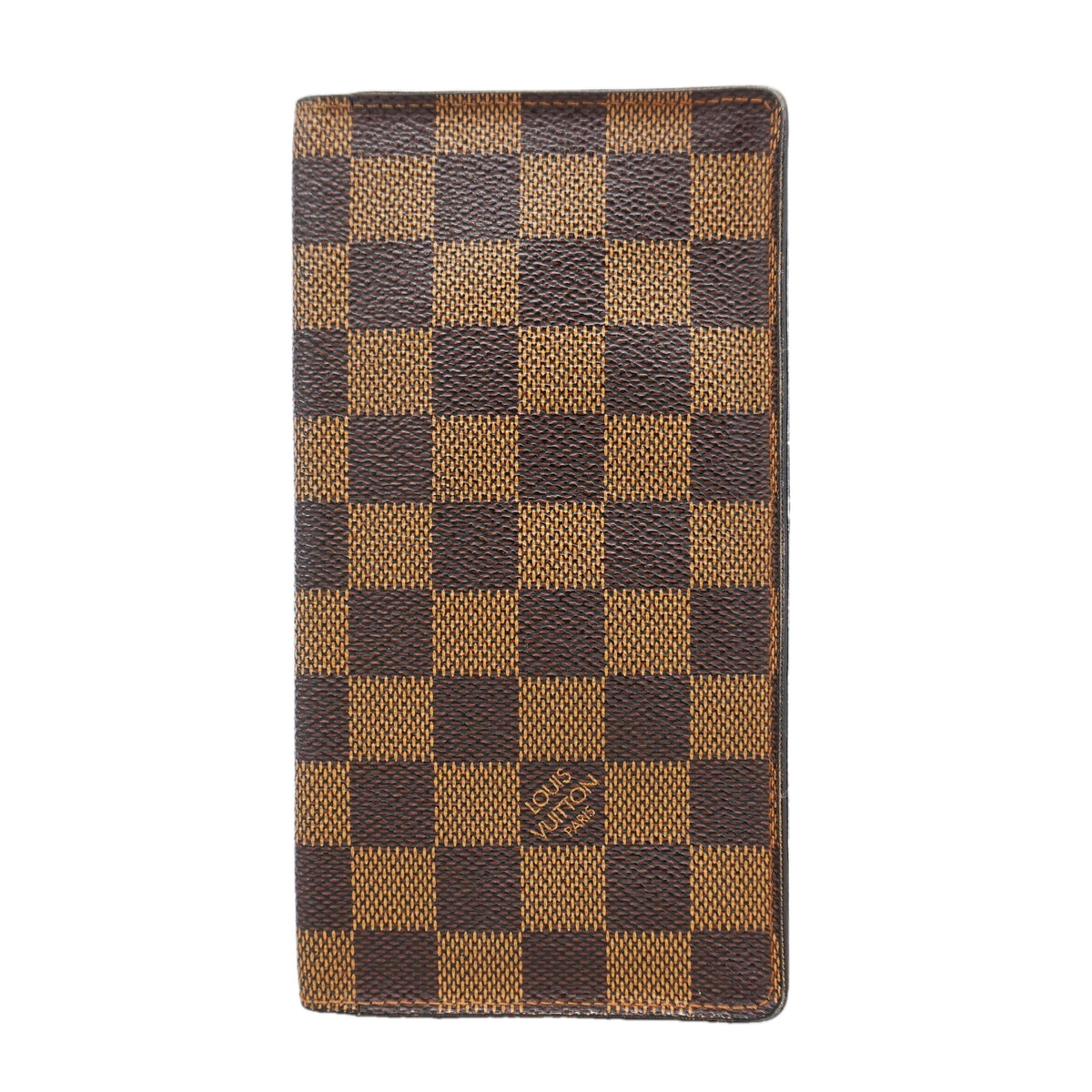 【6ge6224】ルイヴィトン 長札入れ ダミエ カルトクレディ円 N60825 エベヌ【中古】メンズ