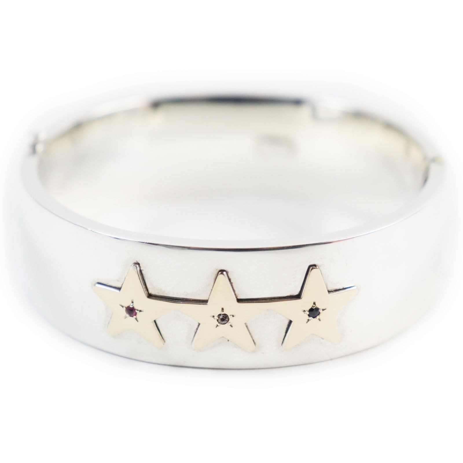 極美品 ティファニー
 バングル シルバー ゴールド メンズ