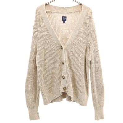 GAP ギャップ 長袖 カーディガン M ベージュ