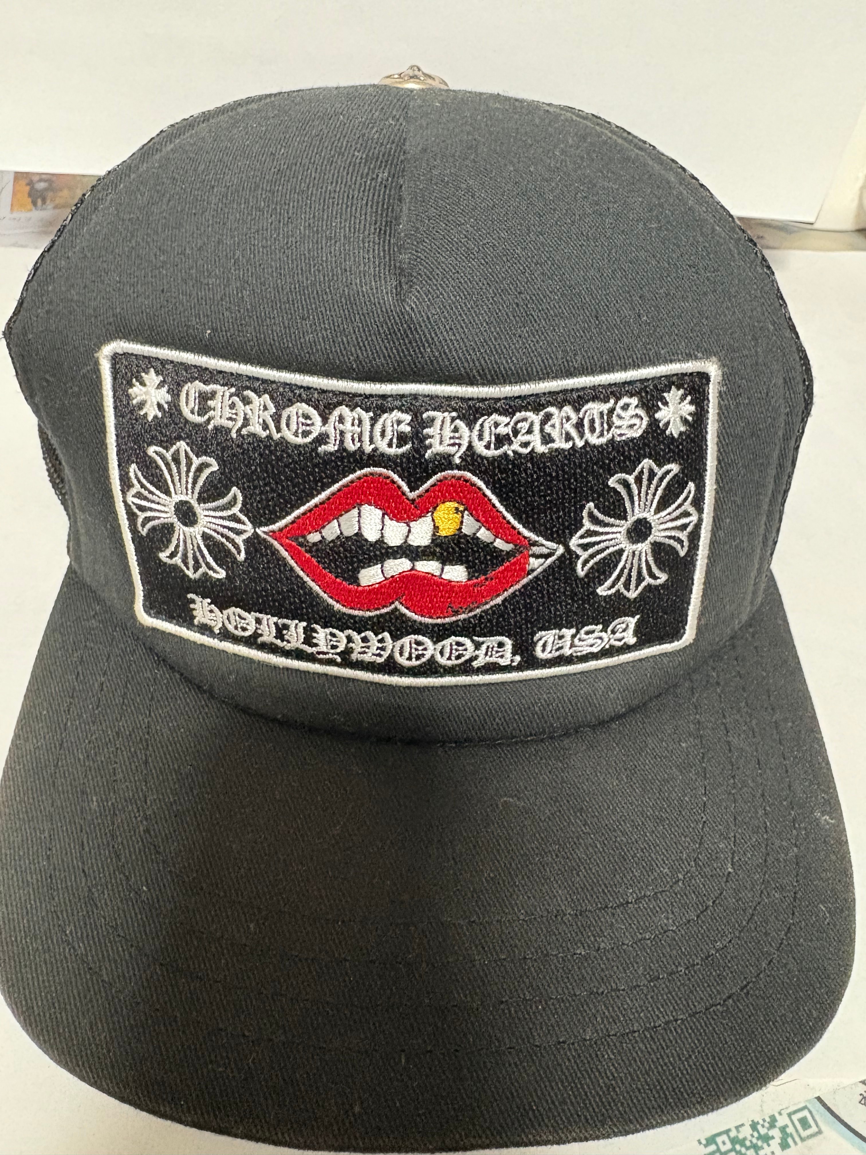 Chrome Hearts Tracker Cap Chomper "Black"