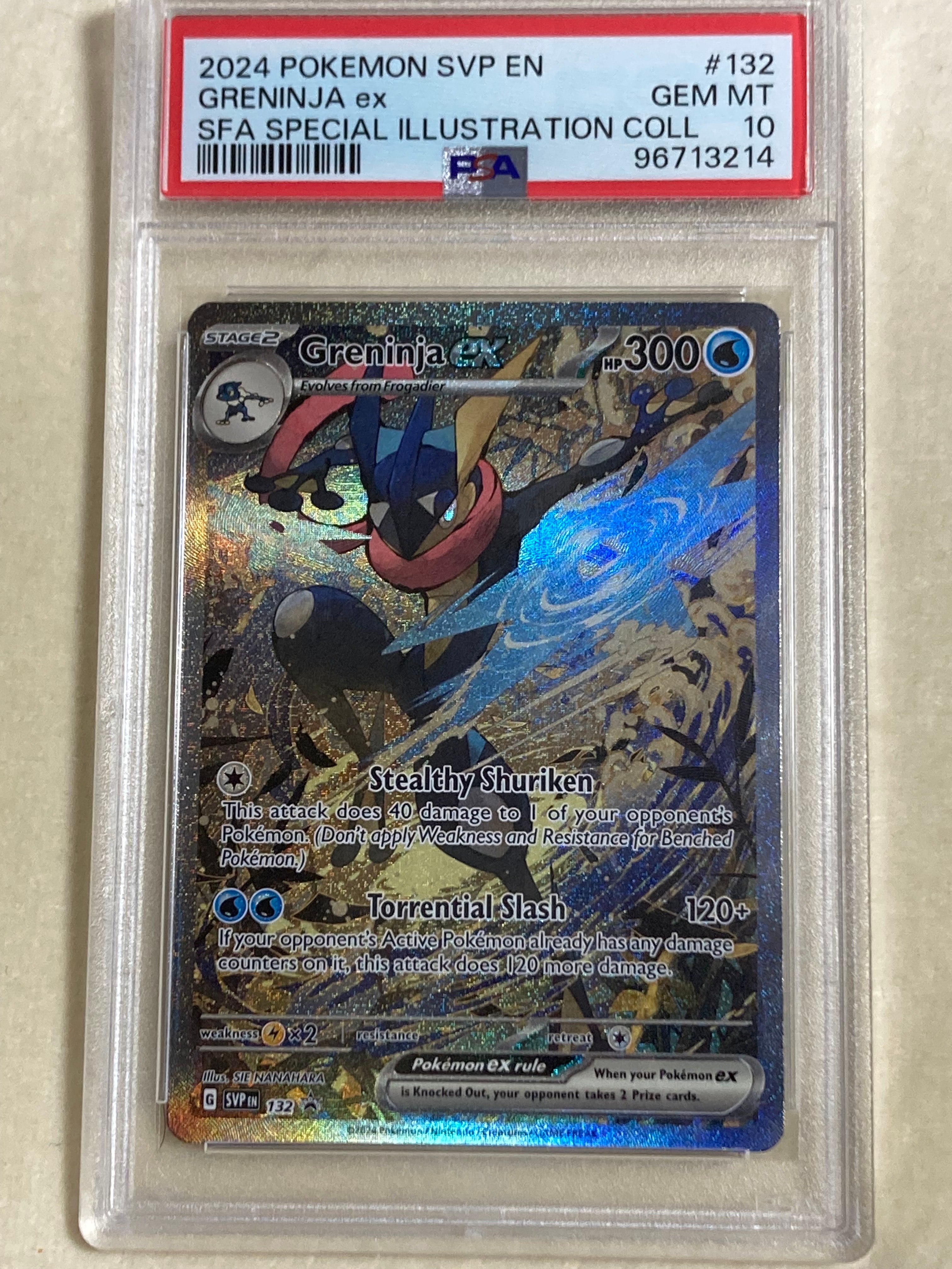 ゲッコウガex P [SVP EN 132]【英語版】(スカーレット&バイオレット「シュラウデッドフェイブル ゲッコウガex スペシャルイラストレーション コレクション」)