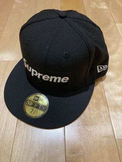 シュプリーム 17SS Box Logo Piping New Era Cap