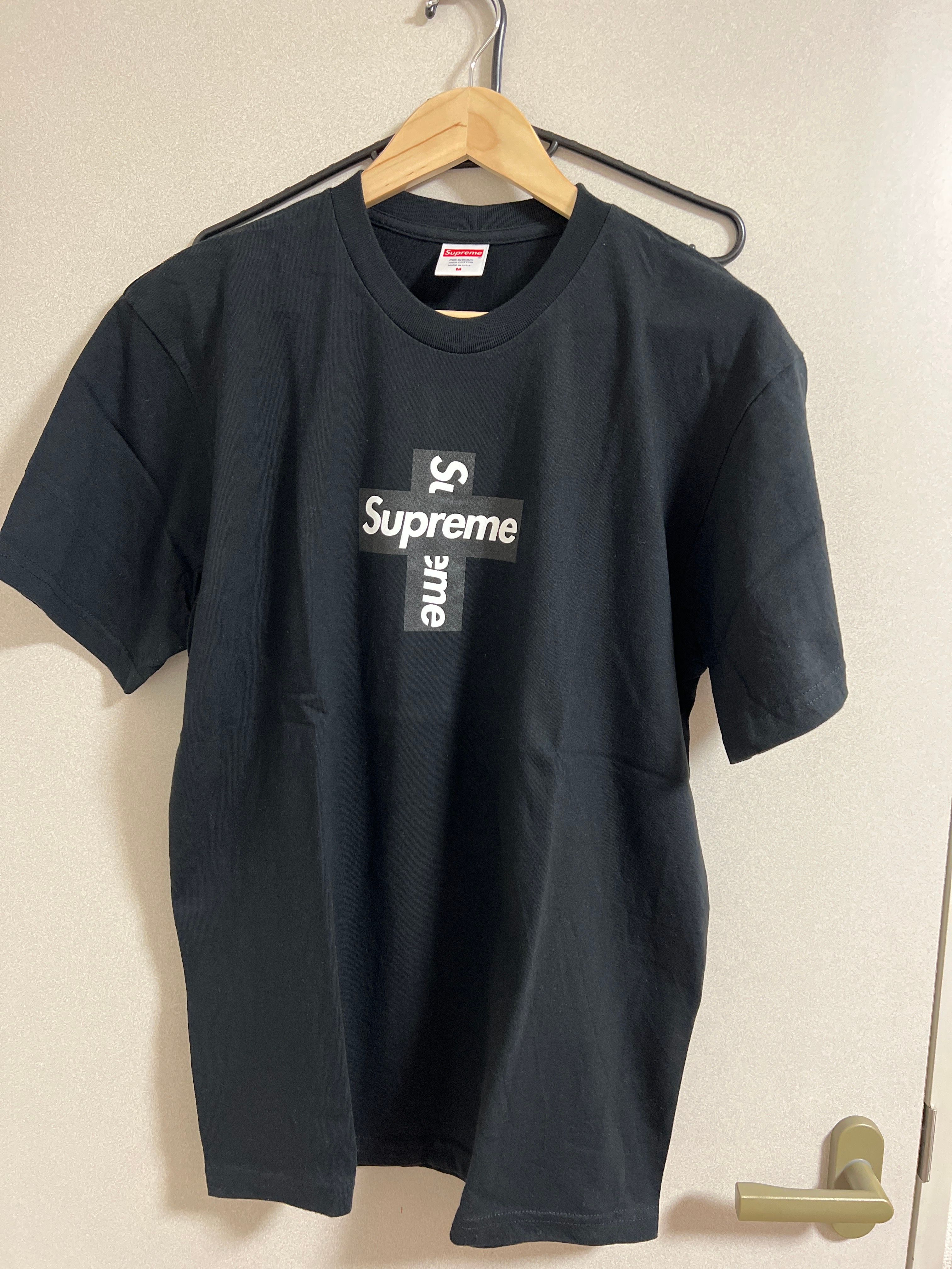 Supreme Cross Box Logo Tee "Black"