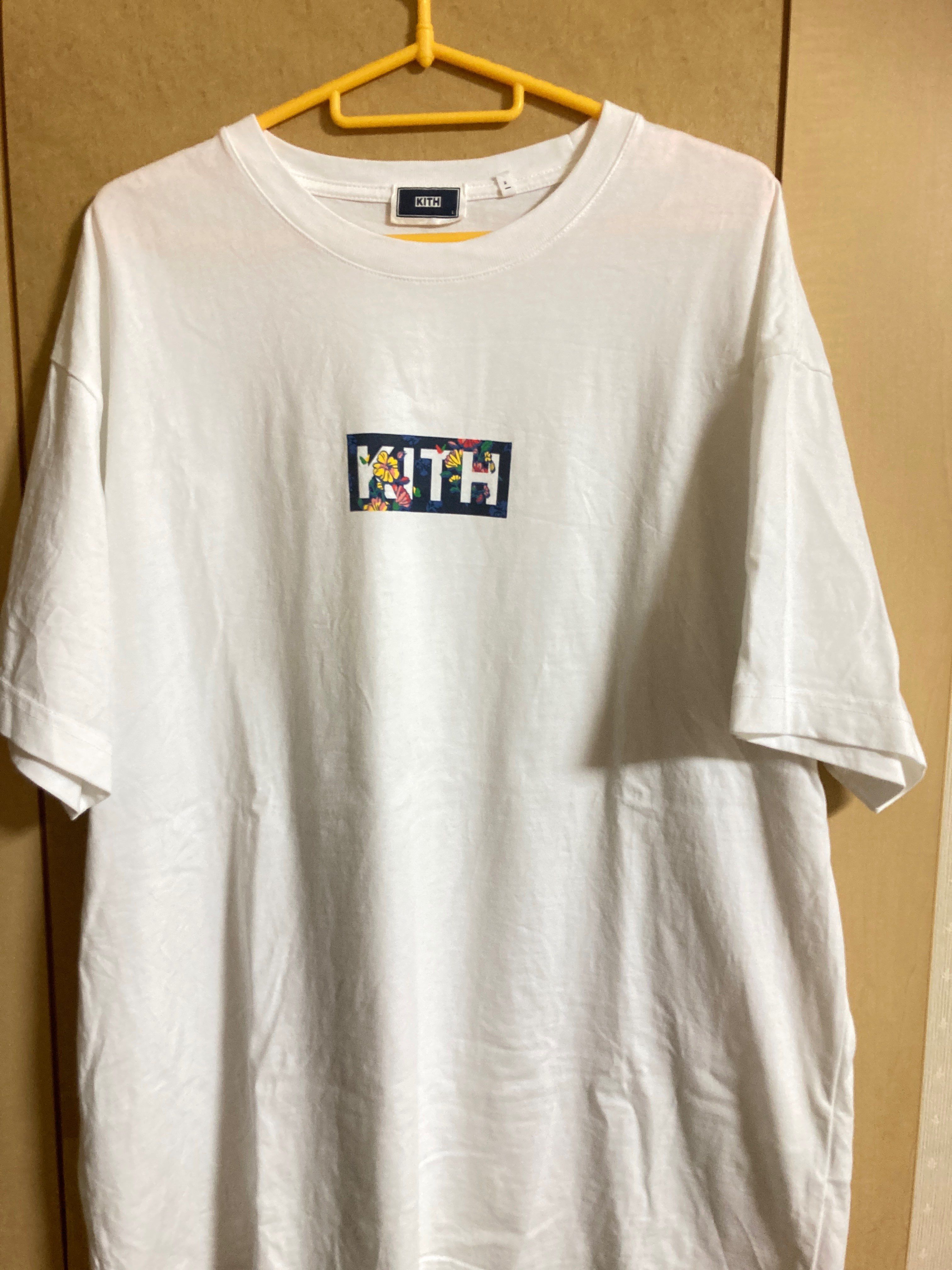Kith Begonia Floral Classic Logo Tee "White"