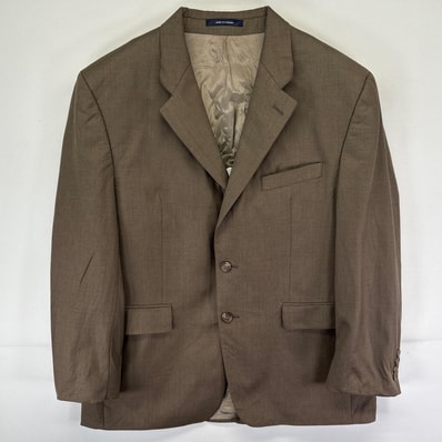 古着 90's/90年代 チャップスラルフローレン CHAPS RALPHLAUREN テーラードジャケット ブレザー スーツ カシミヤ 42S ブラウン メンズ