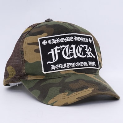 CHROME HEARTS オールド FUCK トラッカーキャップ カモフラ