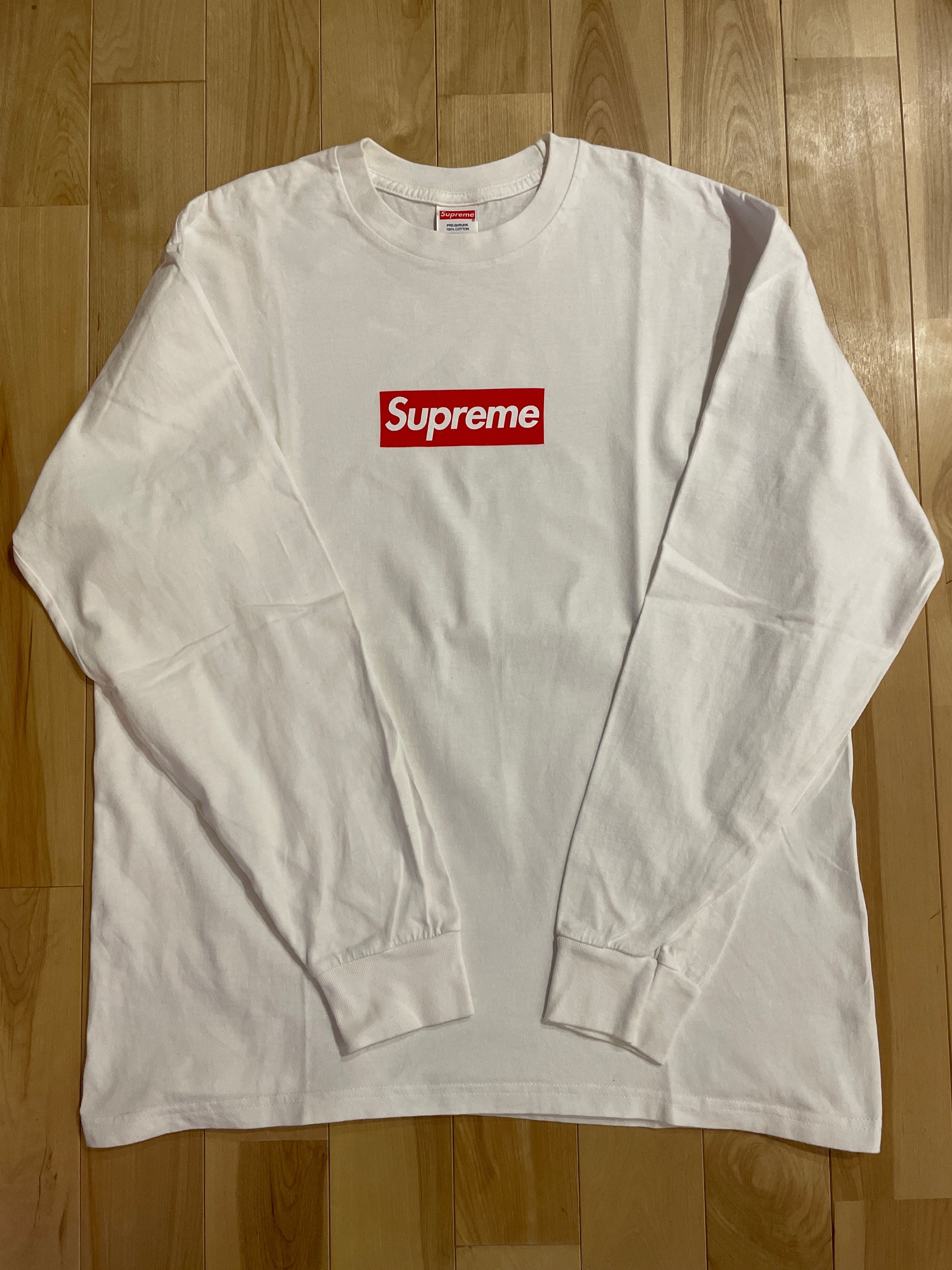 Supreme Box Logo L/S Tee "White"