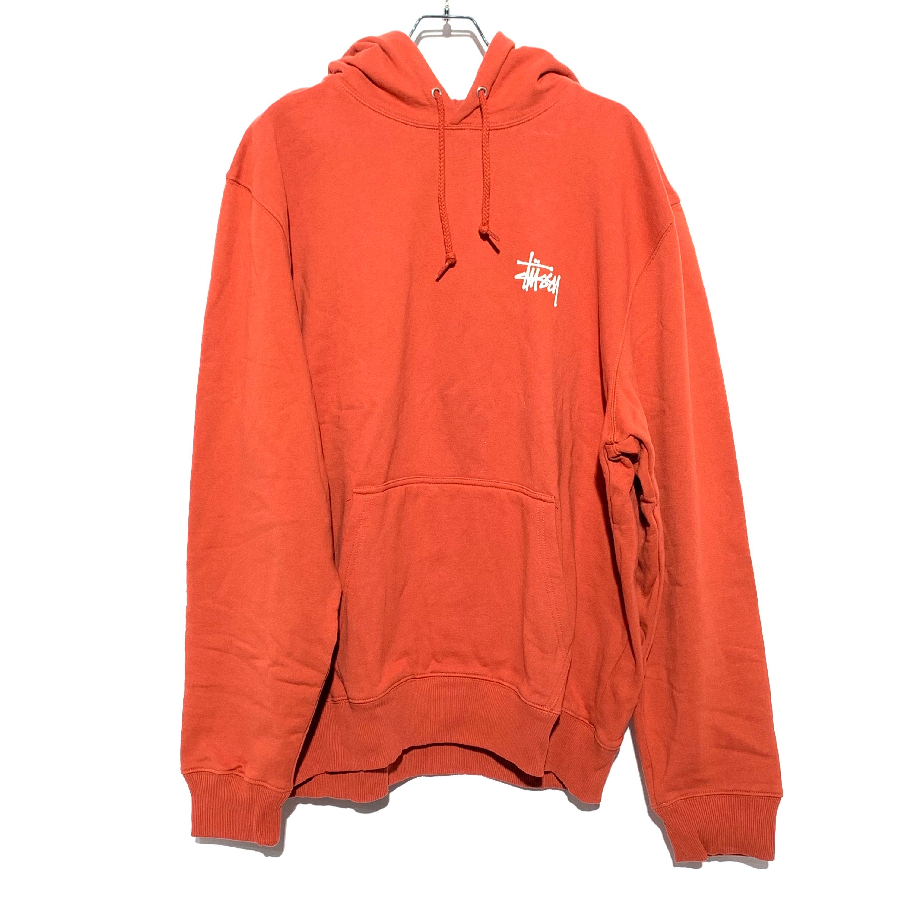 STUSSY BASIC STUSSY HOODIE terracotta