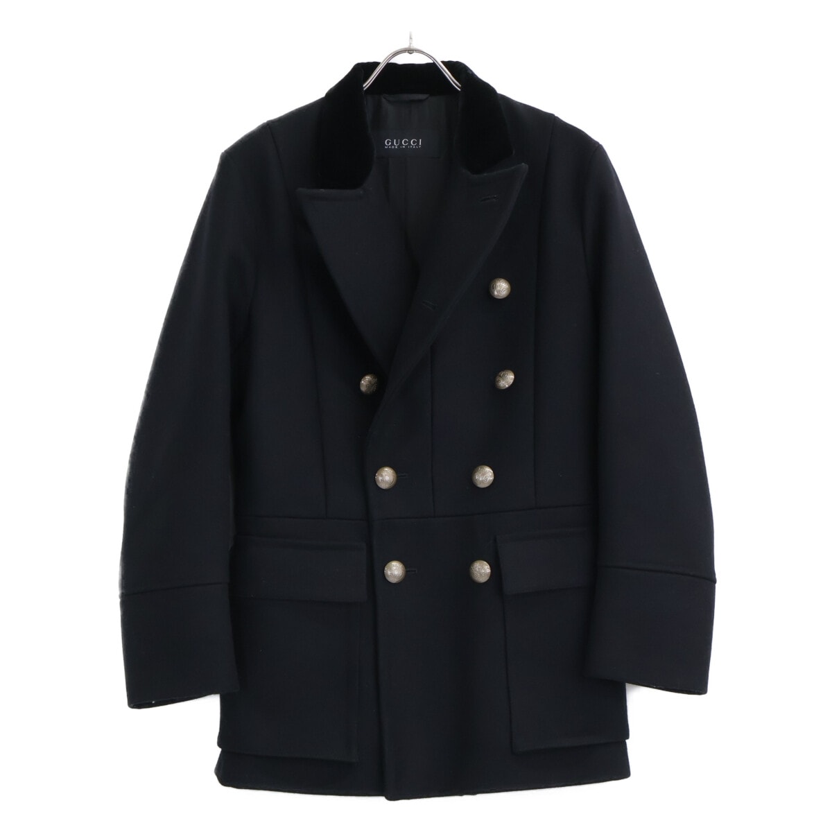 グッチ 【美品】324154 ウール ナポレオン 44