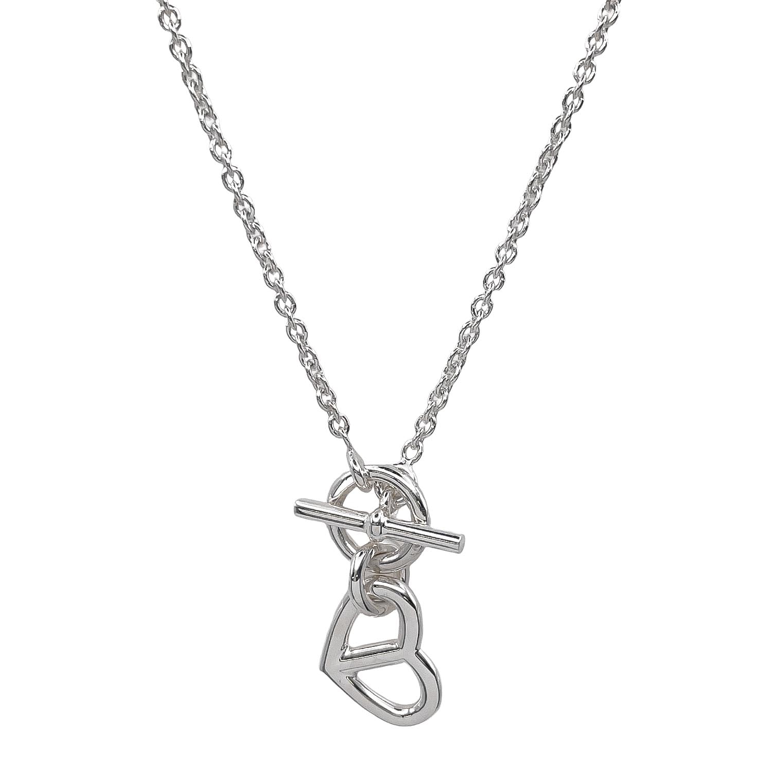 HERMES エルメス アミュレットハート チャーム ネックレス
ペンダント シェーヌダンクル SV925 シルバー 新品仕上済 ユニセックス
【中古】