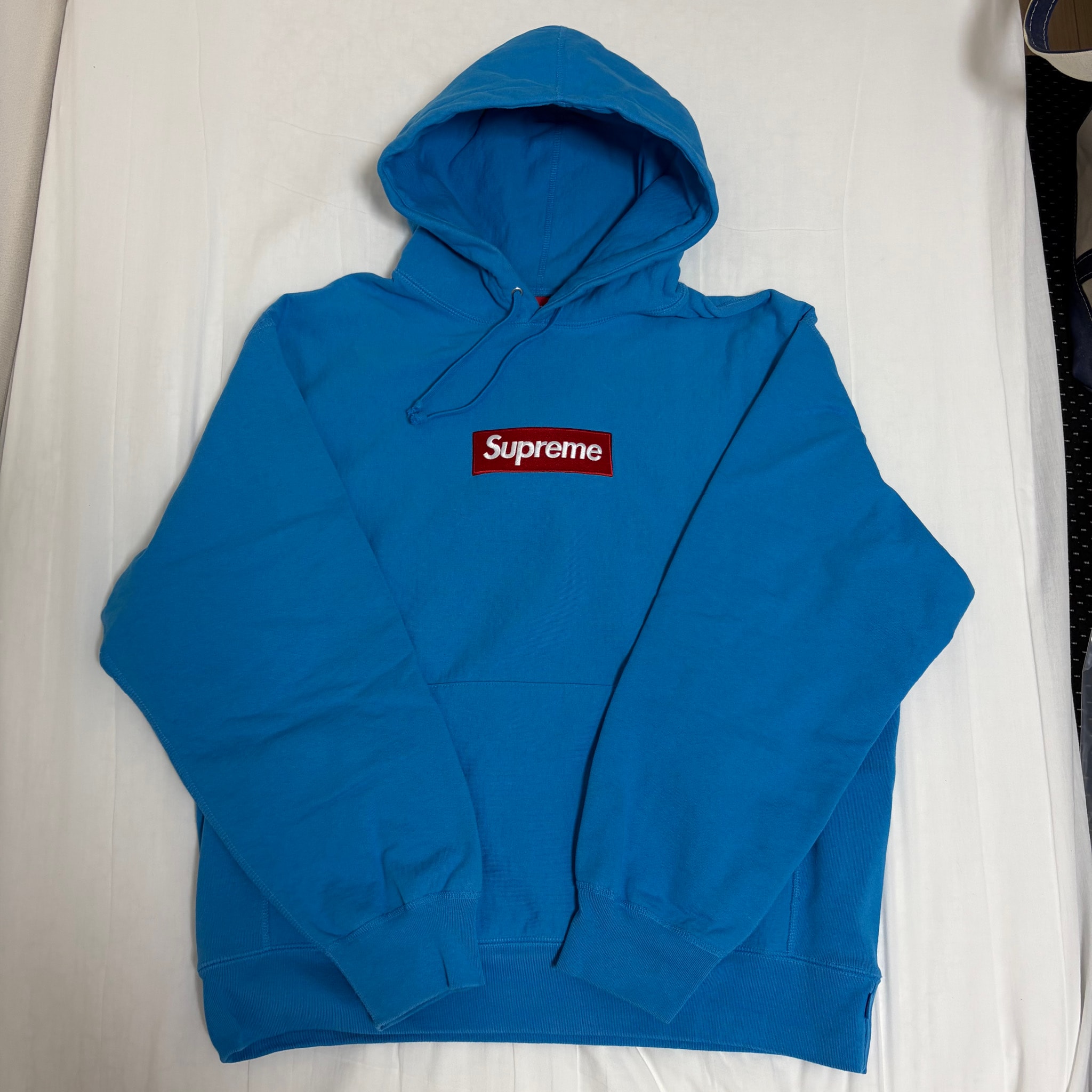 Supreme Box Logo Hooded Sweatshirt (25FW) "Cyan"