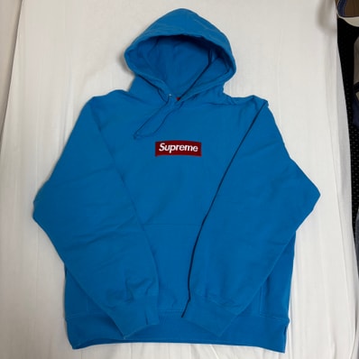 Supreme Box Logo Hooded Sweatshirt (25FW) "Cyan"