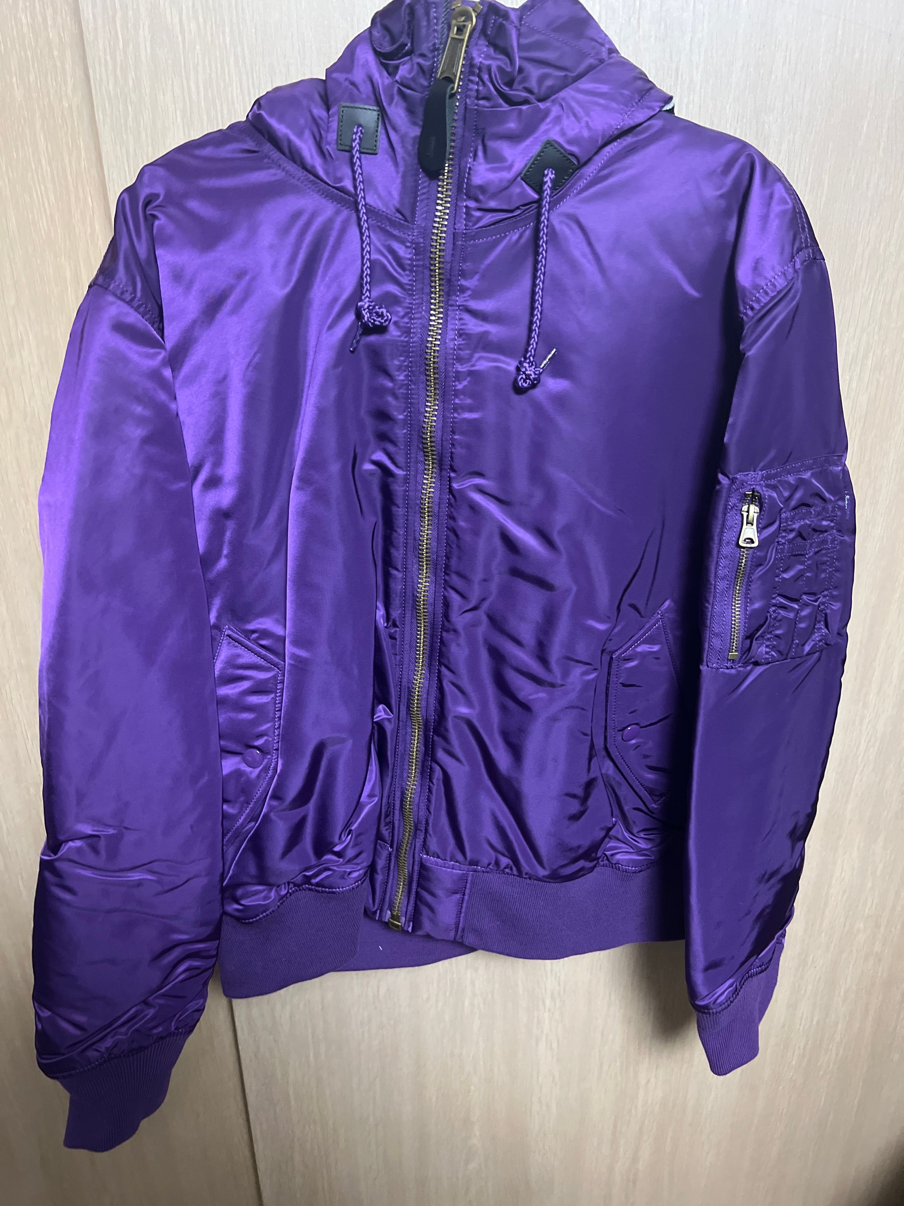 Supreme Hooded MA-1 "Purple"