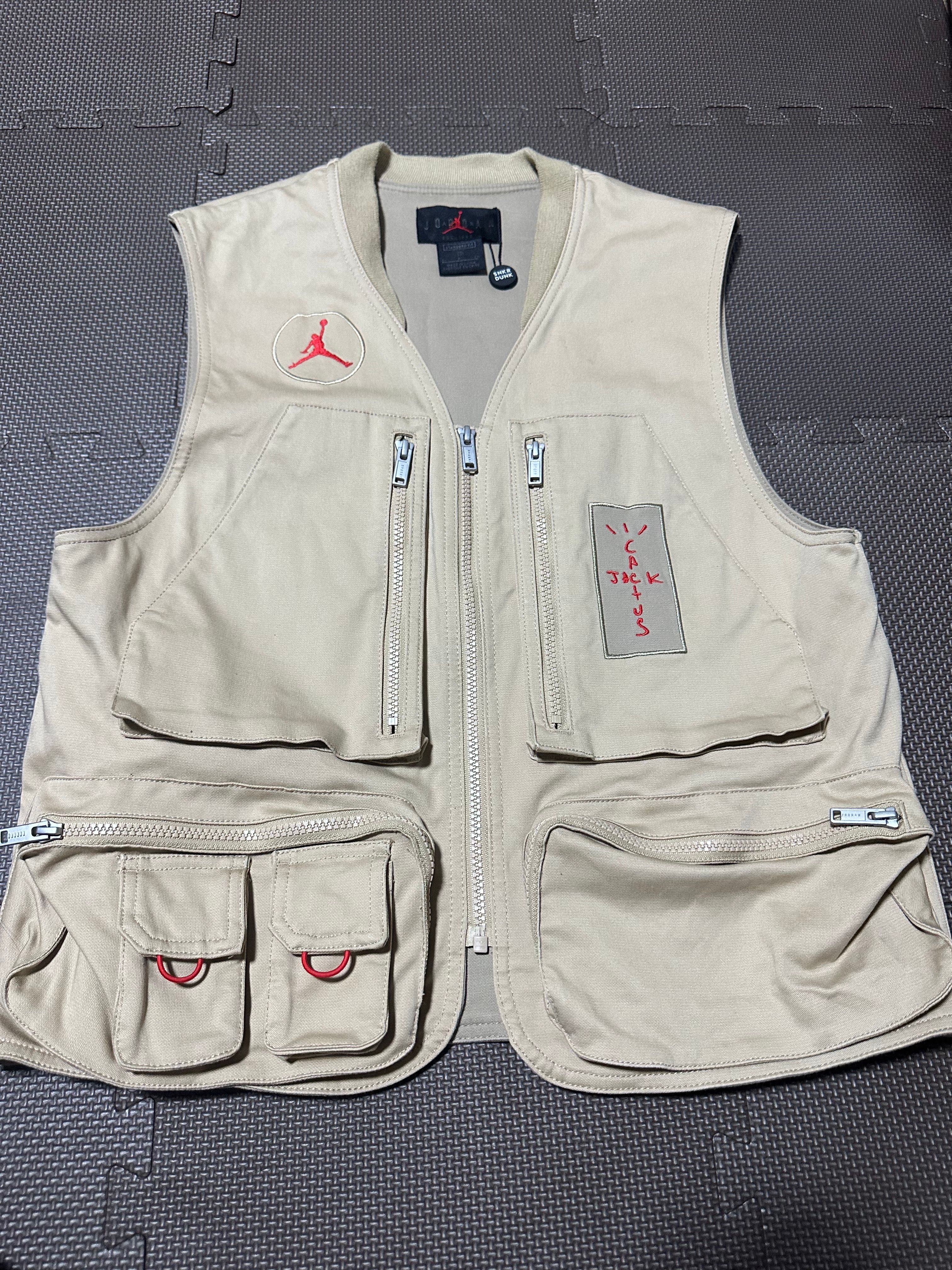 Air Jordan x Travis Cactus Jack Utility Vest "Khaki Desert"