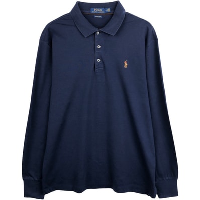 古着 ラルフローレン Ralph Lauren POLO RALPH LAUREN CLASSIC FIT 長袖 ポロシャツ メンズM相当/eaa662513