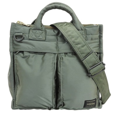 ポーター スクエア トートバッグ 2WAYバッグ メンズ セージグリーン 622-27844