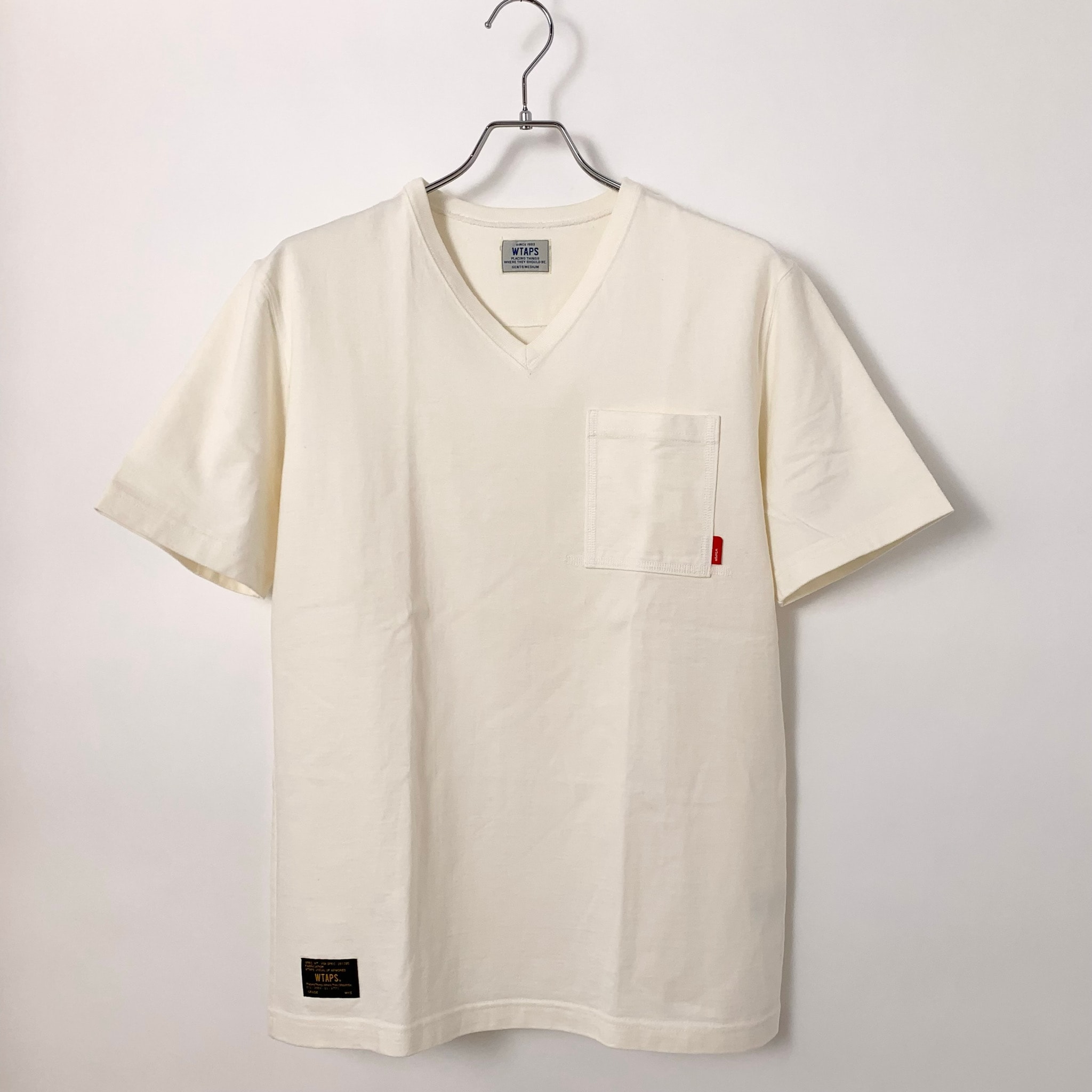 WTAPS BLANK S/S-V White