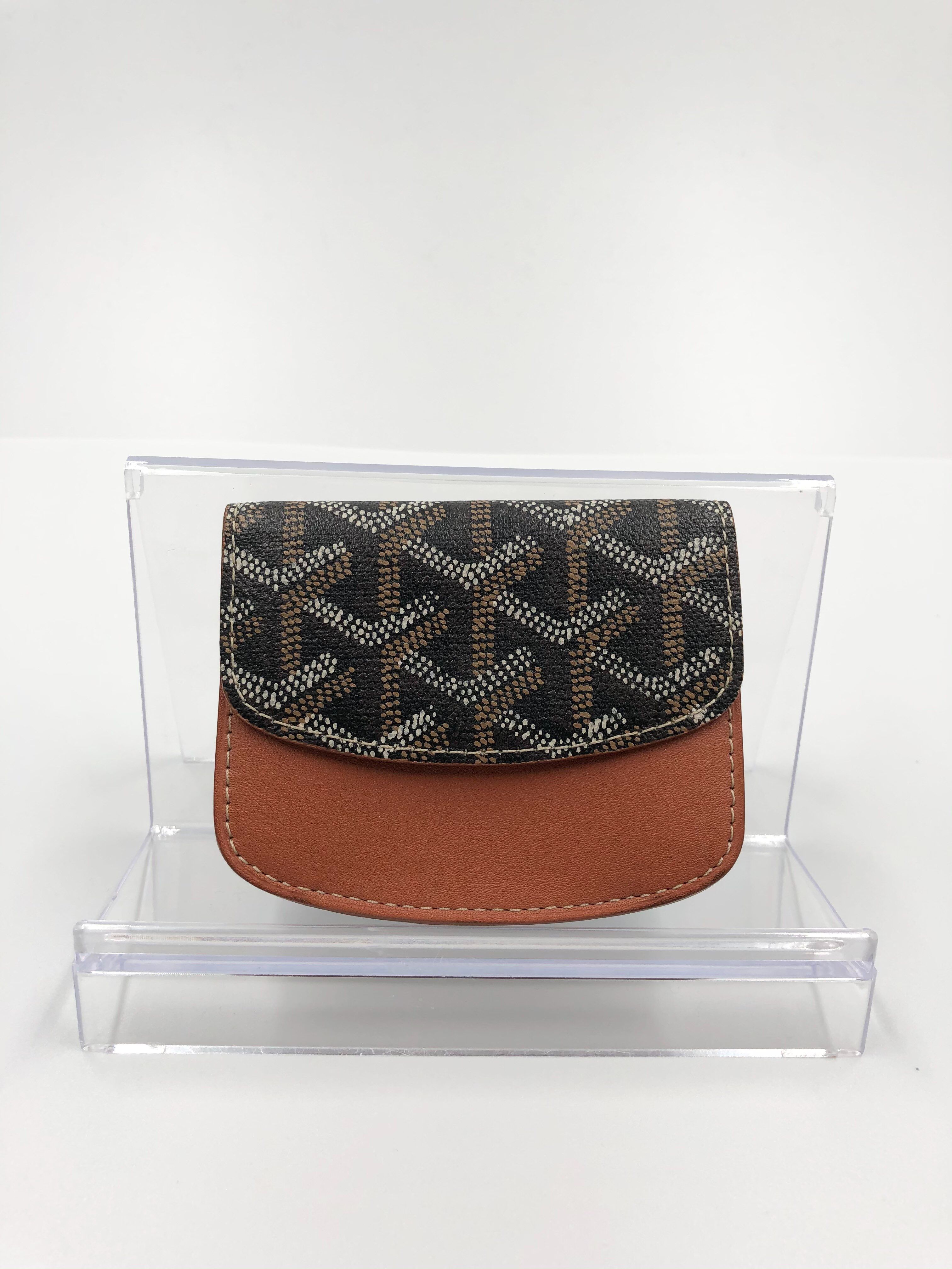 ゴヤール コインケース "ブラウン/ブラック"