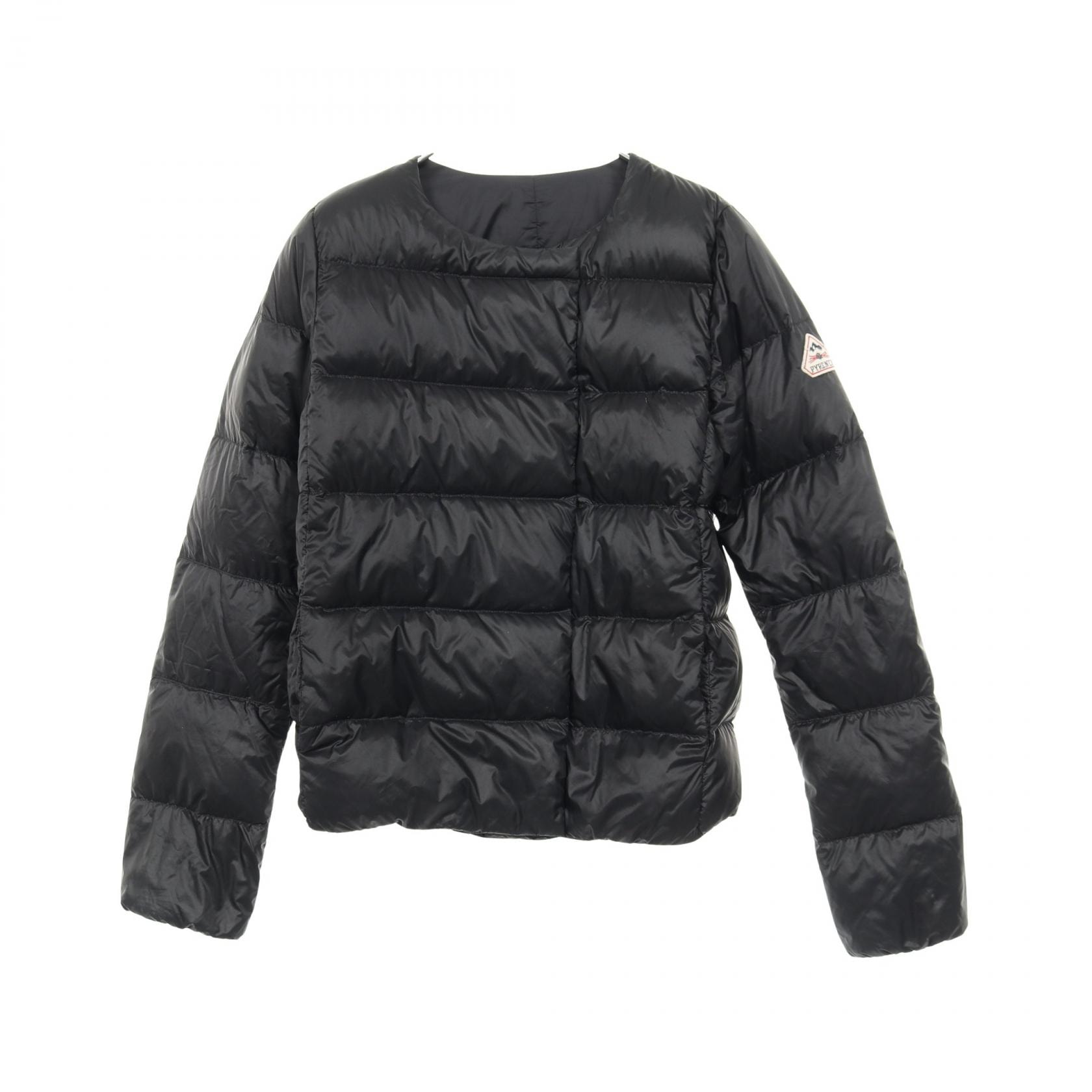 ピレネックス Pyrenex CANNES ダウンジャケット 衣料品 アウター ナイロン レディース ブラック系 【中古】