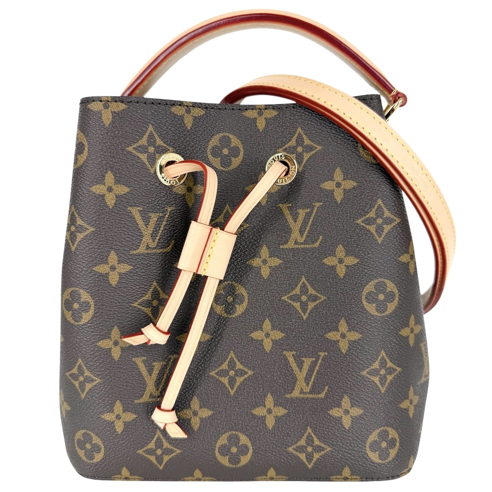 LOUIS VUITTON ルイヴィトン 2WAY ネオノエBB ショルダーバッグ ハンドバッグ 肩掛け 斜め掛け M46581 モノグラムキャンバス    ブラウン 茶 ゴールド金具 レディース 美品【中古品】