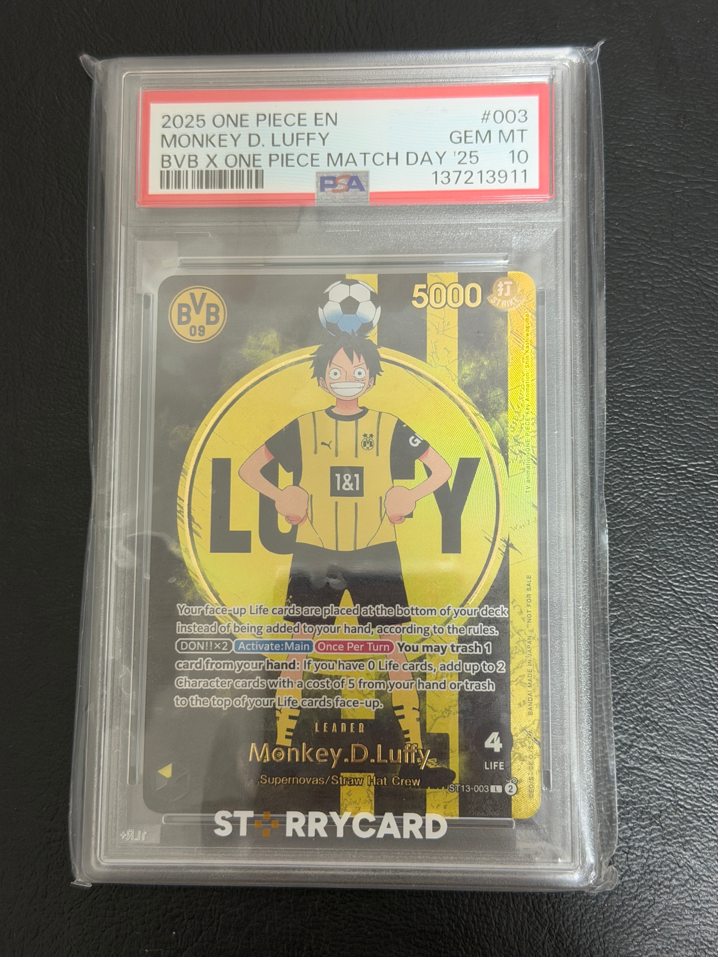 PSA10】トラファルガー・ロー P [P-017] (スタンダードバトル 優勝記念