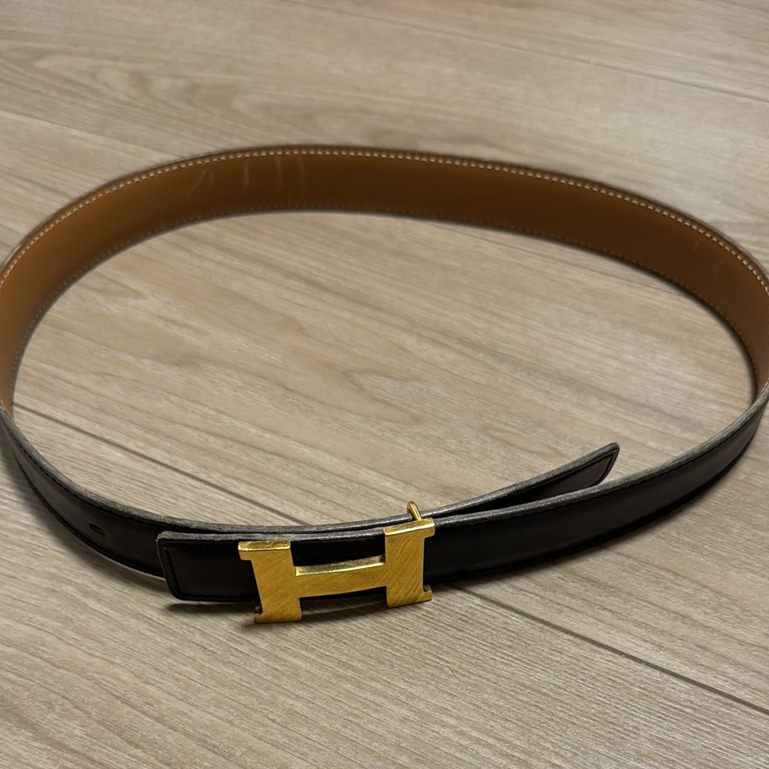 Hermes Reversible Belt "Black/Brown"