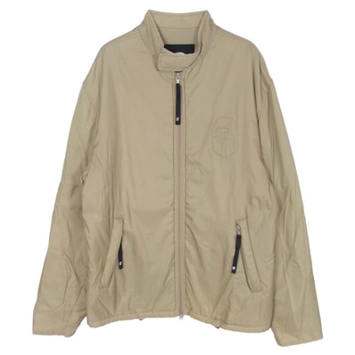 A BATHING APE アベイシングエイプ ジャケット 90s 猿顔ステッチ 中綿 ジャケット ブルゾン ベージュ系【中古】