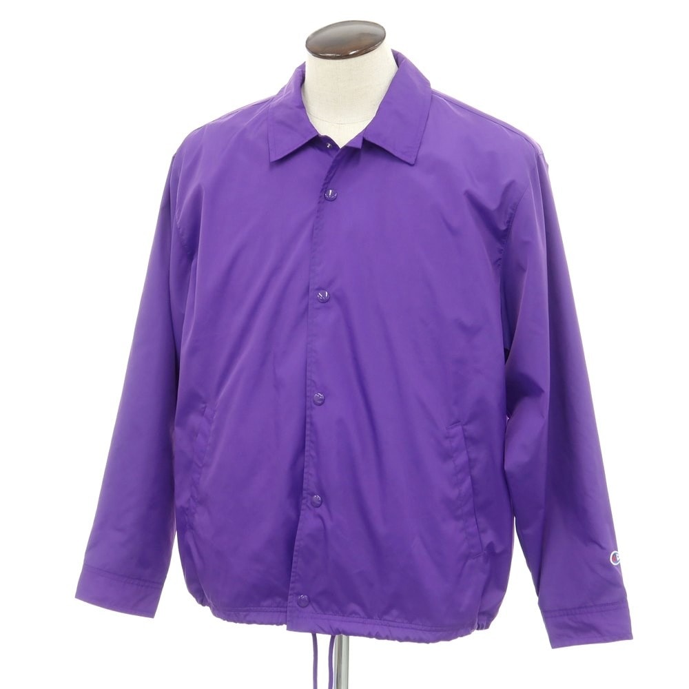 【中古】シュプリーム Supreme 2024年春夏 Champion Coaches Jacket ナイロン コーチジャケット ブルゾン パープル【サイズJP XL】【メンズ】