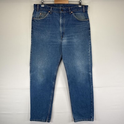 古着 90's/90年代 リーバイス Levi's デニムパンツ 40505 0217 テーパード オレンジタブ ジーパン ジーンズ ブルー メンズ