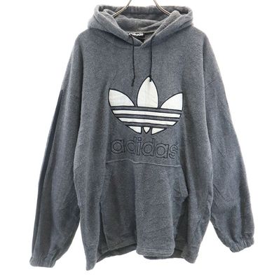 adidas 80s 長袖 起毛 パーカー