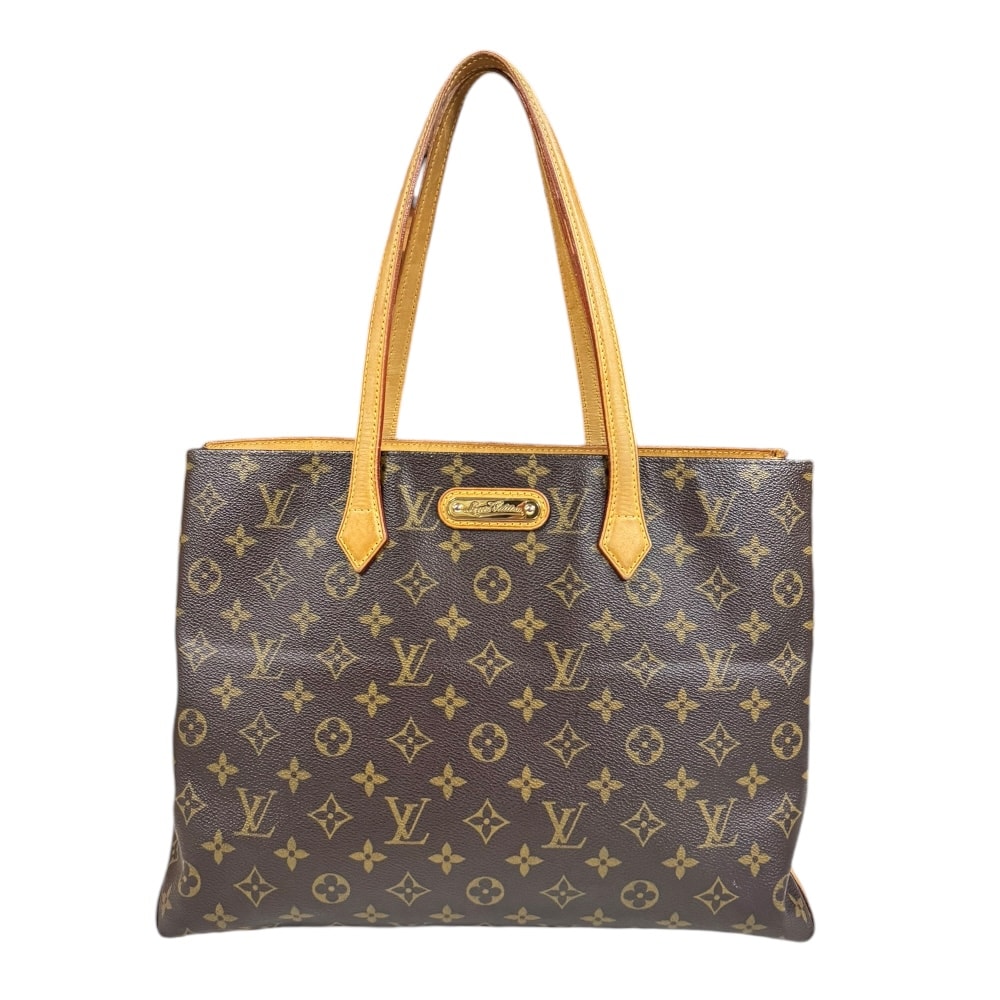 ルイヴィトン ウィルシャーMM モノグラム ショルダーバッグ モノグラムキャンバス M45644 ブラウン レディース LOUIS VUITTON  中古