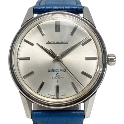 SEIKO セイコー スカイライナー 21石 14092 シルバー 手巻き メンズ 腕時計 SKYLINER