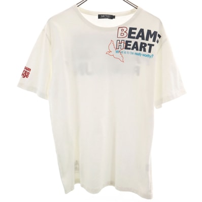 BEAMS HEART ビームスハート 半袖 Tシャツ L ホワイト