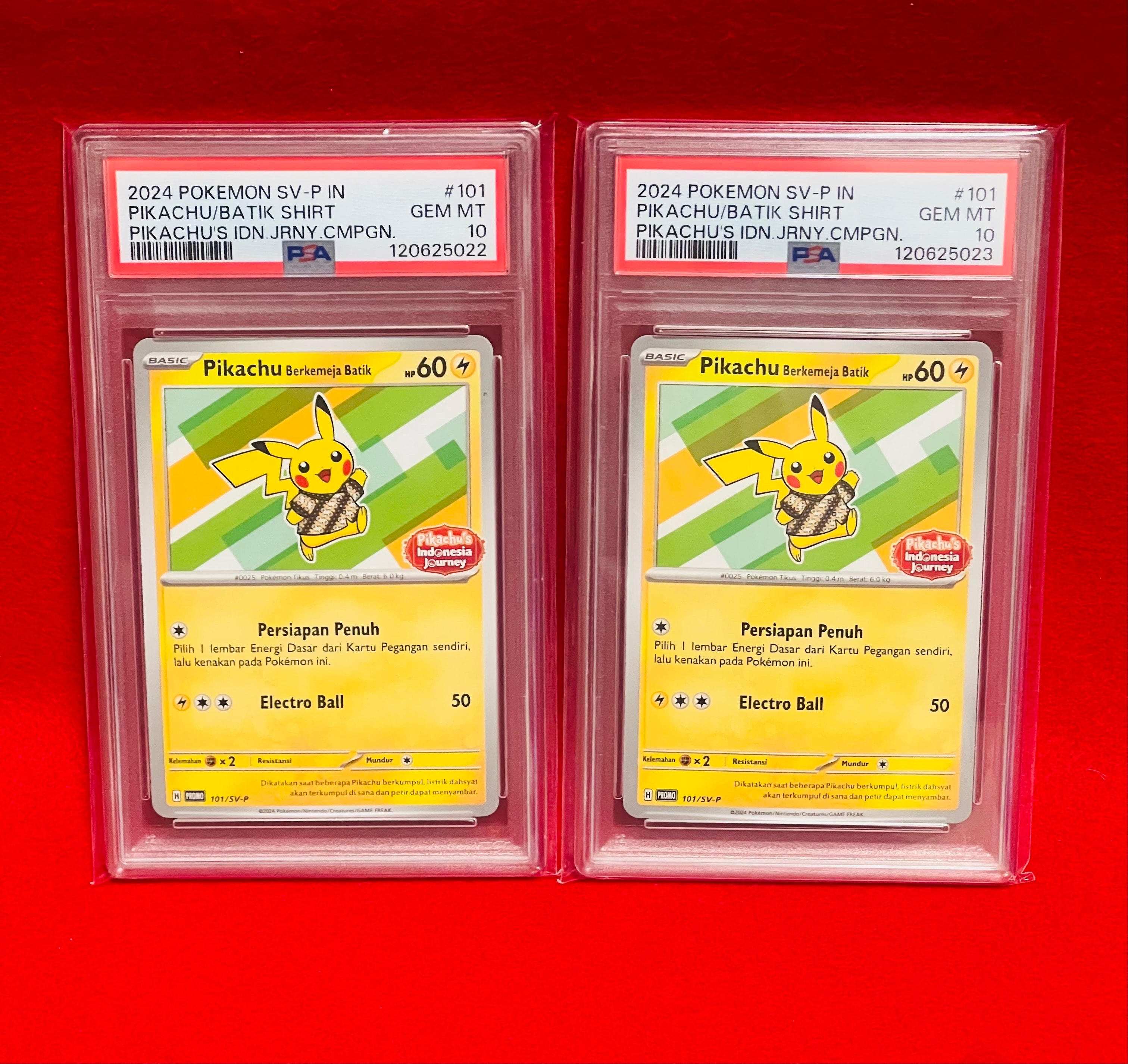 【PSA10】インドネシア バティック ピカチュウ 101/SV-P PSA10】インドネシア バティック ピカチュウ 101/SV-P
