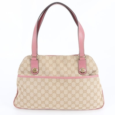 ■美品 グッチ GGキャンバス 163288 トート バッグ