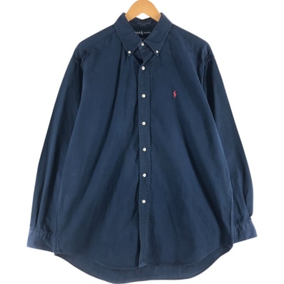 古着 ラルフローレン Ralph Lauren BLAKE 長袖 ボタンダウンシャツ メンズL相当/eaa527846