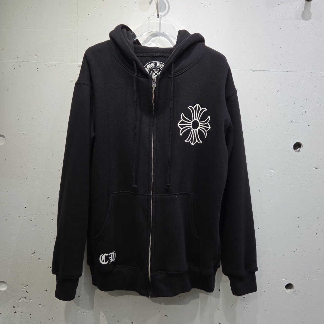 Chrome Hearts CH Plus Zip Hoodie "Black"