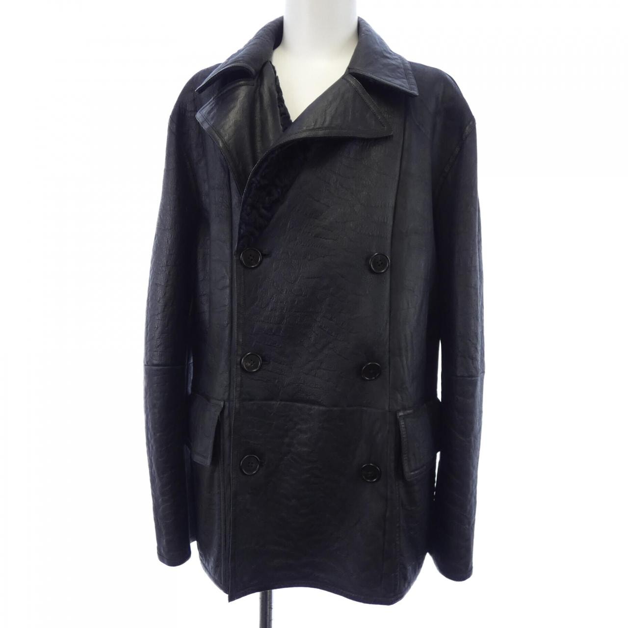 エルメス HERMES 32-5014 レザーコート